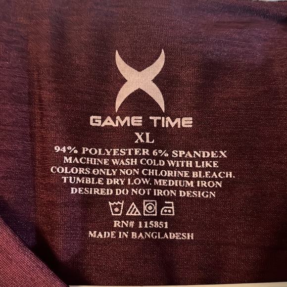 Game Time Athletic V Neck Tee - Picture 5 of 7